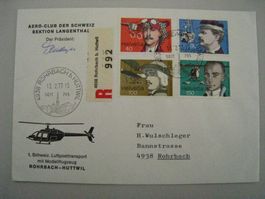 Rohrbach Aero-Club der Schweiz Langenthal Umschlag 1975