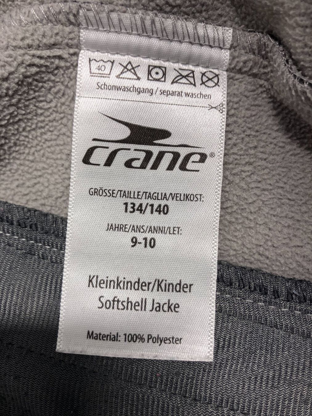 Giacche & Cappotti: Softshelljacke 134/140 anthrazit mit pink – Usato da Brugg AG venduto da salo4me 6