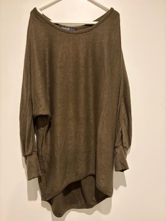Trendiger Cloud 5ive Pullover in Khaki, Grösse XS