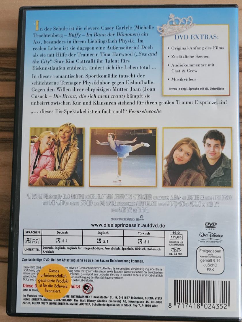 Tutti i DVDs: Die Eisprinzessin/ DVD – Usato da Geuensee venduto da jes_9xyk 1