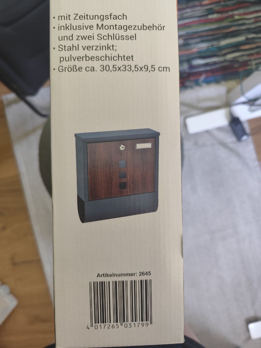 Sonstiges für Haushalt & Wohnen: Briefkasten "Rom" – Neu und originalverpackt aus Amden von white_Sin 1