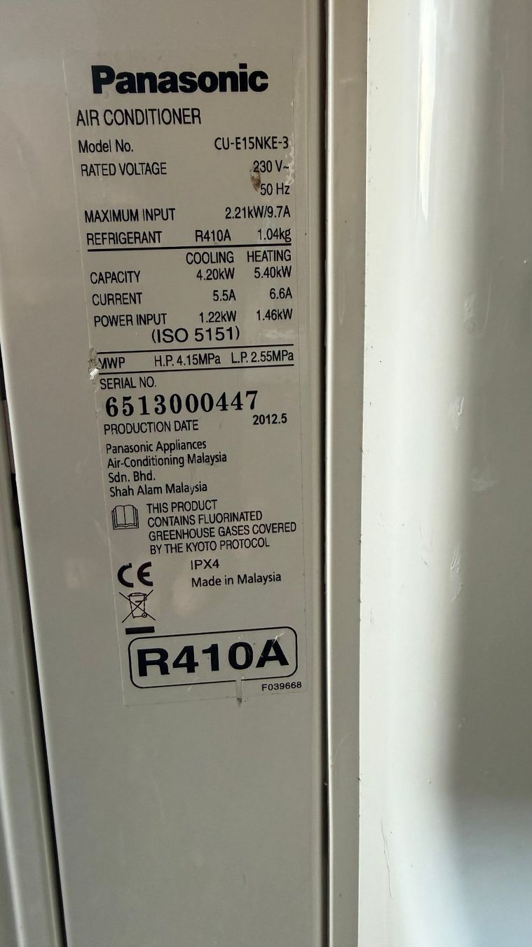 Panasonic Klimageräte: Split Klimaanlage Panasonic CS-E15NKE-3 – Neu (gemäss Beschreibung) aus Rehetobel von Wis9430 3