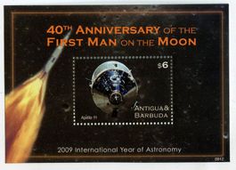Block "Apollo 11". Antigua und Barbuda.