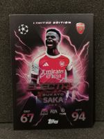 Match attax 2025 /26 Extra Bukayo Saka Electrix Limited ed.