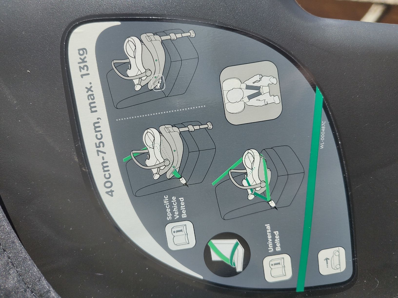 Joie Seggiolini per auto: Joie Baby-Schale Autositz 40cm-75cm – Usato da Bern venduto da ali_8rjc 1
