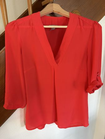 Rote H&M Bluse