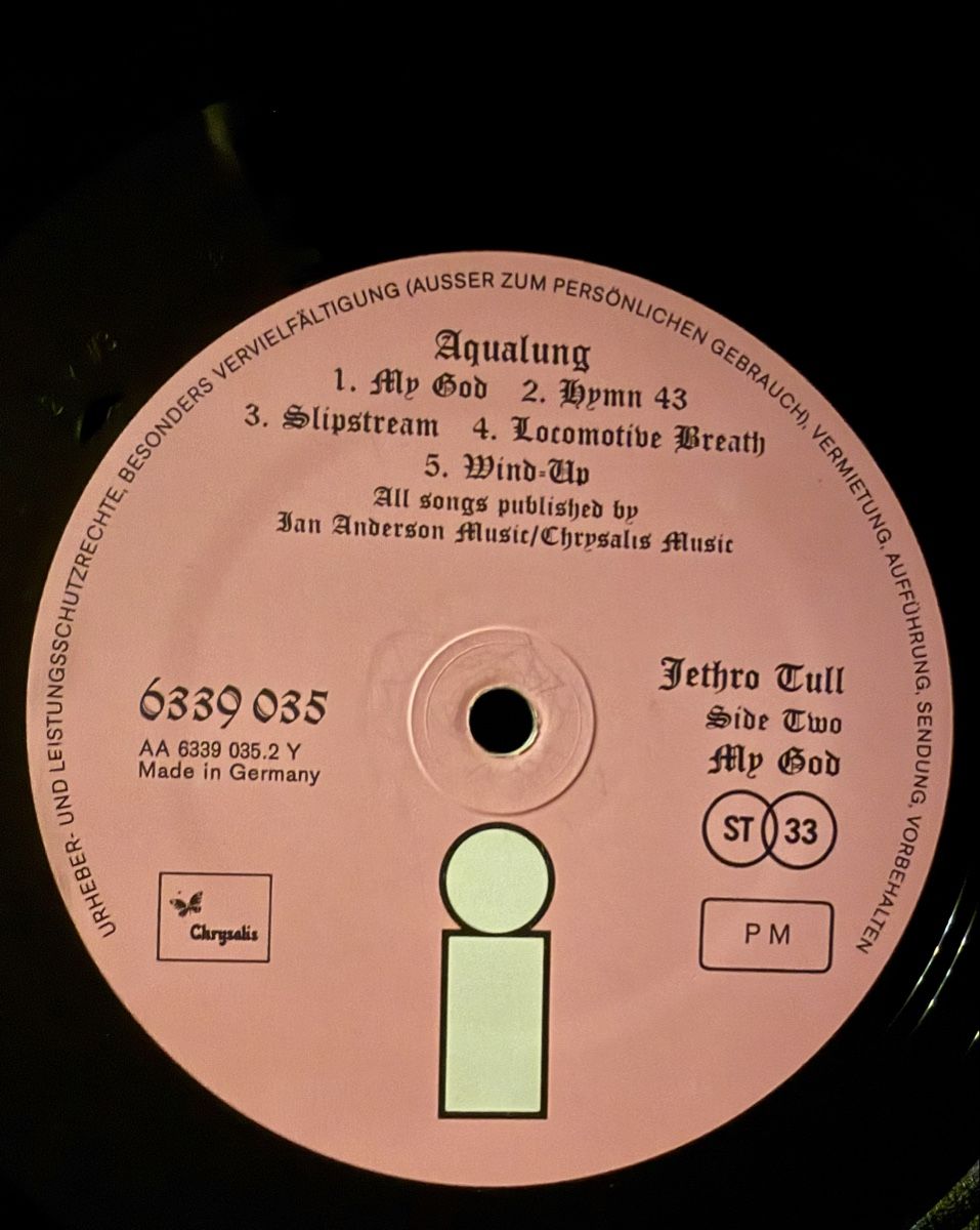 Dischi in vinile: Jethro Tull - Aqualung - Schallplatte Vinyl – Usato da Goldach venduto da Messerguru 8