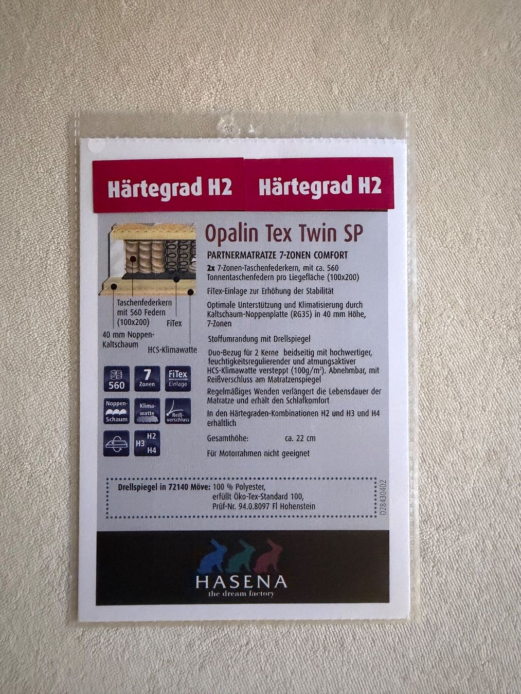 Hasena Betten: Hasena Designer Boxspringbett "Island-Spring Massiva" – Gebraucht aus Küssnacht am Rigi von TheMarket55 9