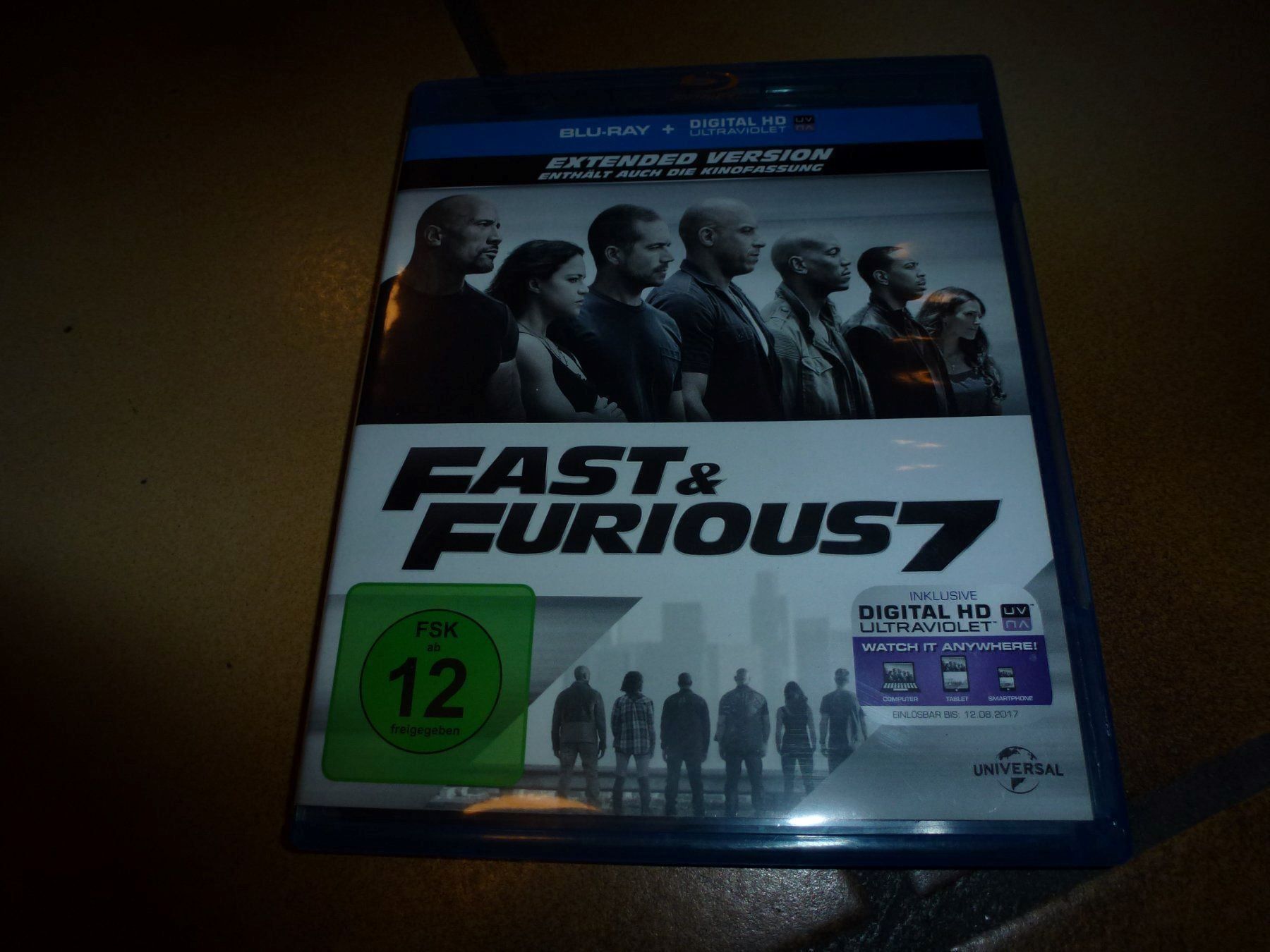 Tutti i DVDs: Fast & Furious 7 BLU-RAY – Usato da Olten venduto da Disc-Verkauf