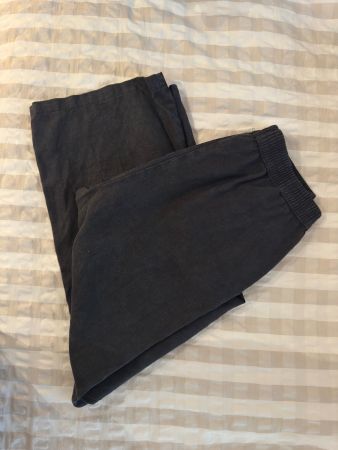 Posey Wide Linen Pants Black Jet