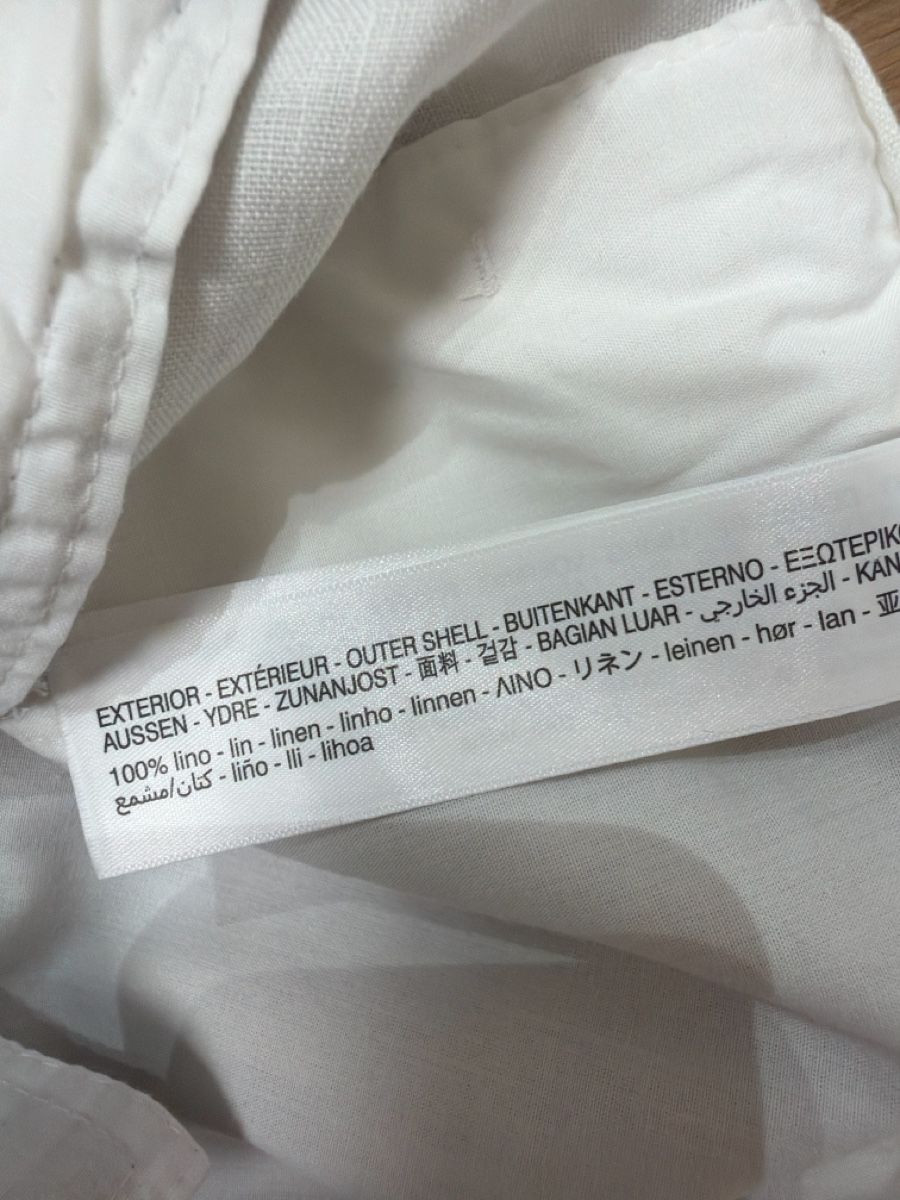 Massimo Dutti Pantaloni: Massimo Dutti Leinenhose Weiss Gr. 44  – Usato da Ennetbaden venduto da Katiusia 5