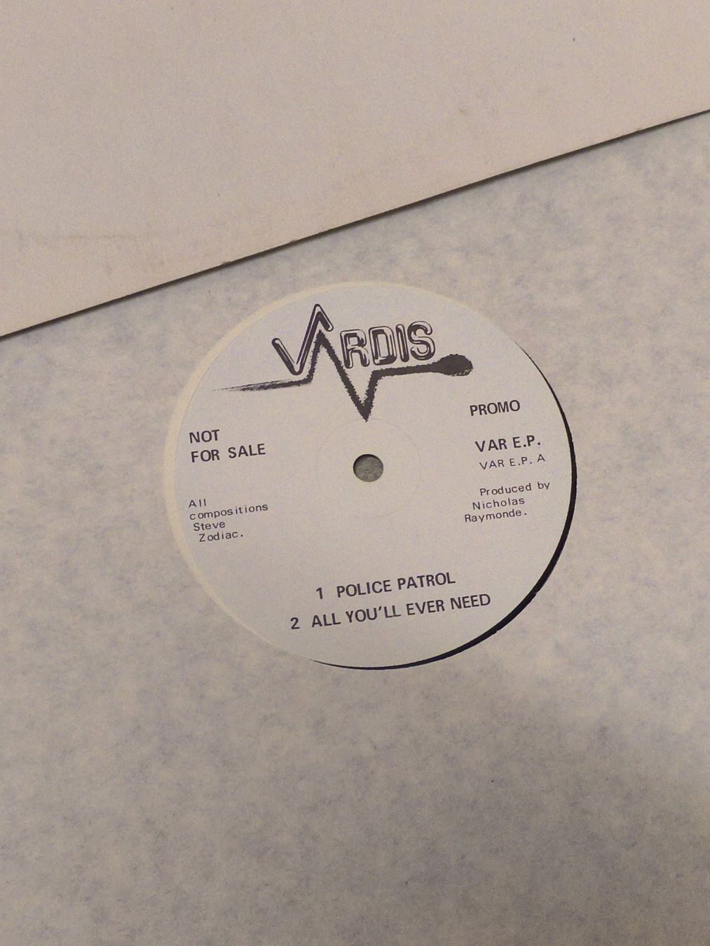 Dischi in vinile: Schallplatte (LP) Vardis - Promo E.P. – Usato da Zürich venduto da danihell 1