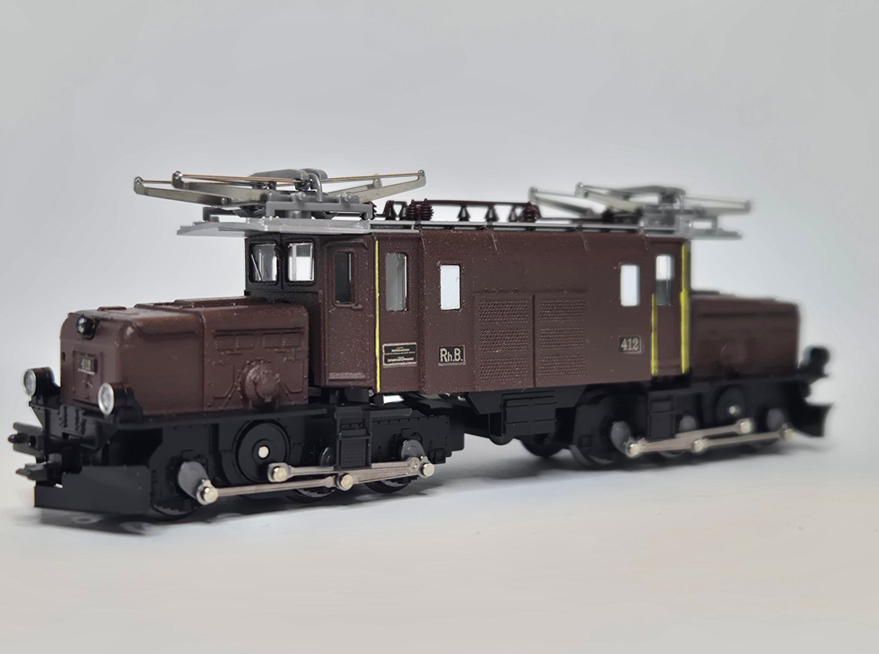 Kato Modellini di ferrovie: RhB ge 6/6I 412 dunkelbraun – Nuovo (secondo la descrizione) da Krattigen venduto da Scltigers5 4