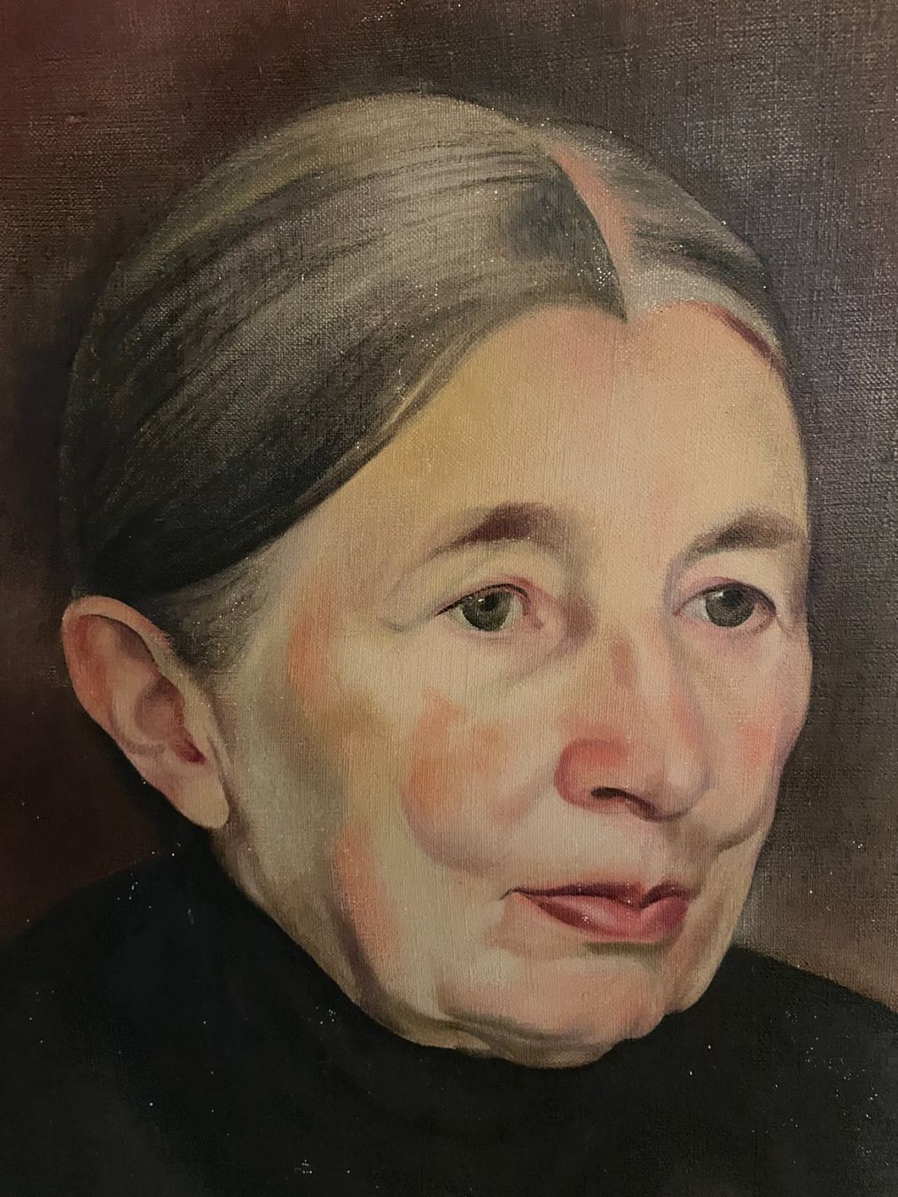 Dipinti: Gemälde Ölgemälde Bild Portrait "Oma" sig. Hellweg 1933 – Usato da Oftringen venduto da noreply 1