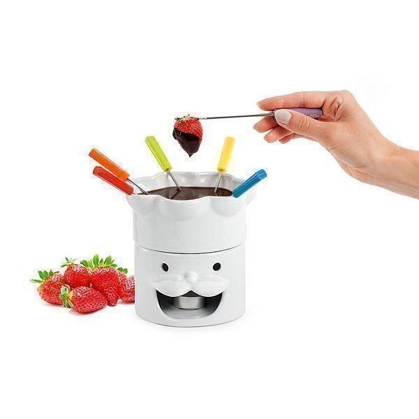 Padelle: Mr. Chef Schokoladen-Fondue-Set – Nuovo e nell'imballaggio originale da Schwyz venduto da mucholoco 1