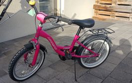 Mädchenvelo Leopard, pink, 16 Zoll