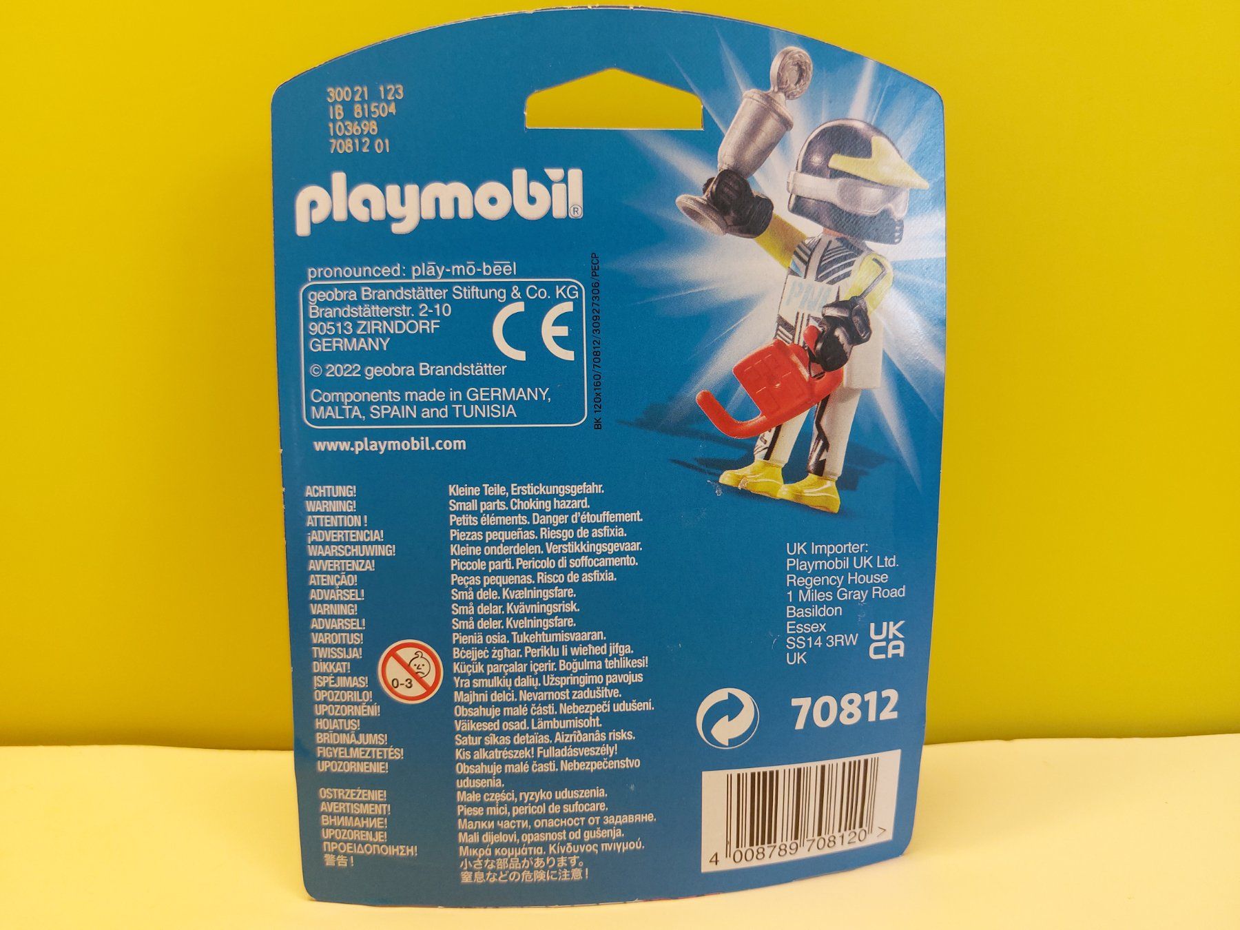 Playmobil Giocattoli: PLAYMOBIL 70812 Rennfahrer NEU – Nuovo e nell'imballaggio originale da St.Gallen venduto da TinasBauundSpiel 1