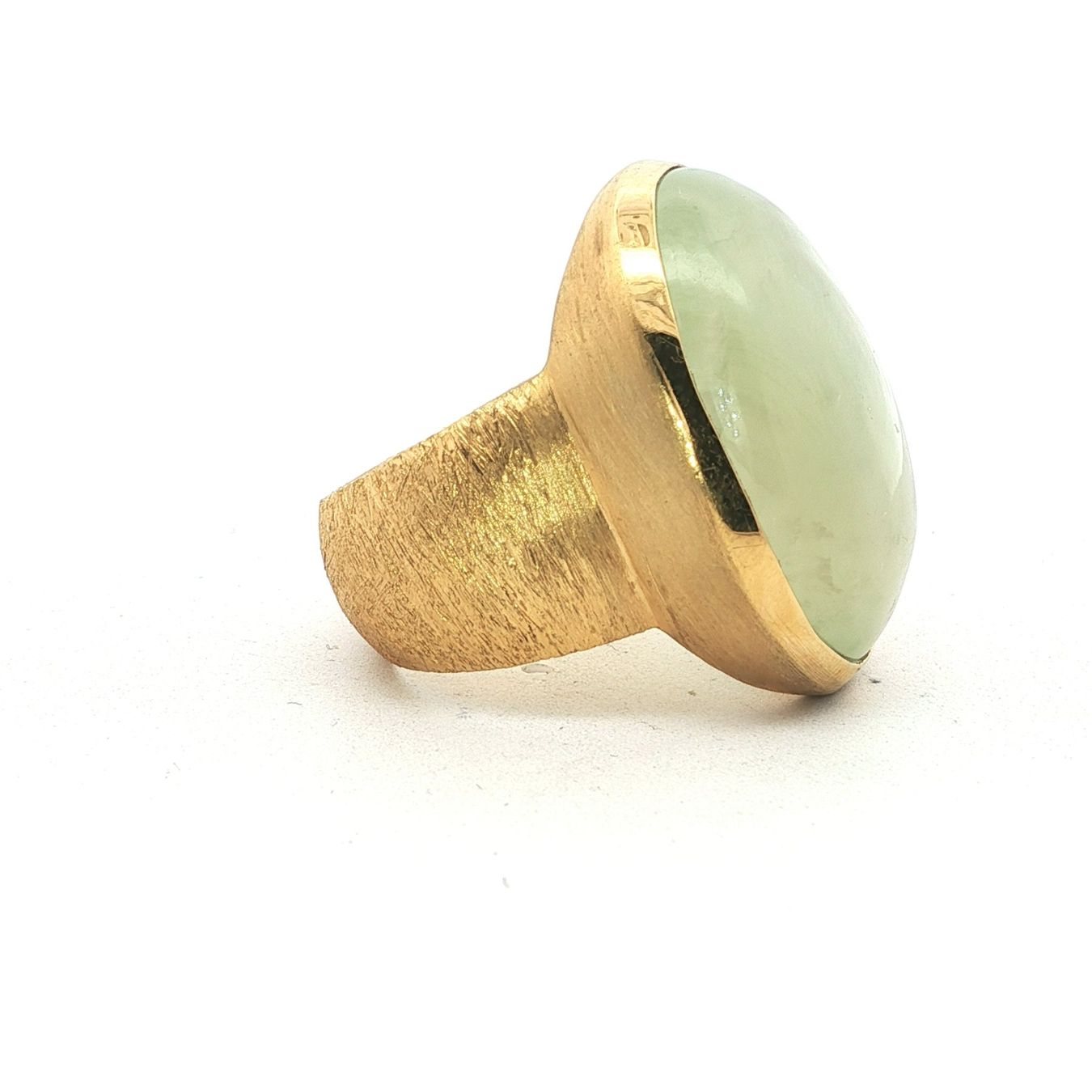 Olga Ribler Anelli: 925 Sterling Silber Ring mit Prehnit Grösse 56 – Nuovo (secondo la descrizione) da Luzern venduto da Schmuckoutlet 6