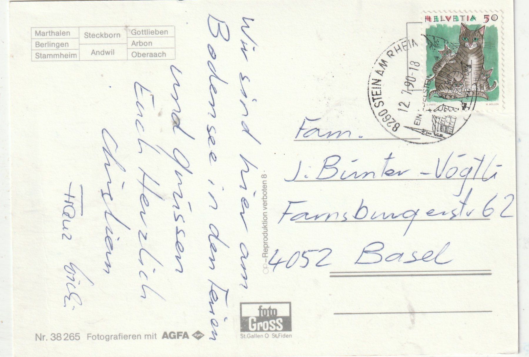 Cartes postales: Ostschweizer Riegelbauten – D'occasion à Lumbrein par made02 1