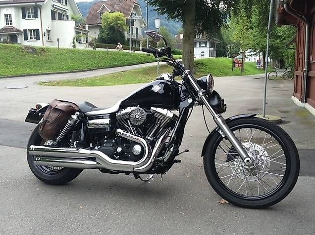 Harley-Davidson Chopper: Wunderschöne Harley-Davidson Wide-Glide aus erster Hand – Usato da Thun venduto da Oldtimer3 1