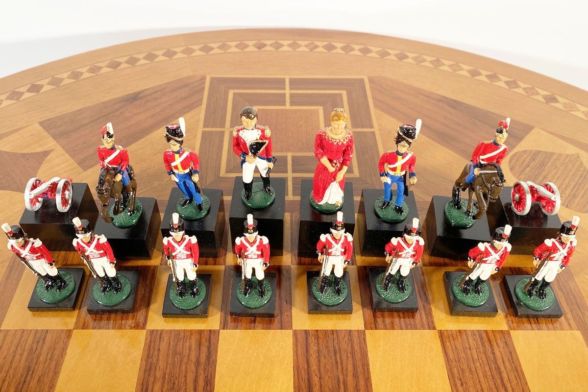 Spiele: Zinn Schachfiguren The Waterloo Chess Set – Gebraucht aus Ballwil von ClassicGallery 4