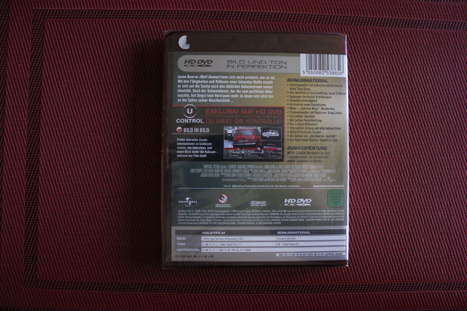 Tutti i DVDs: Die Bourne Identität [HD DVD] von Liman, Doug | – Nuovo e nell'imballaggio originale da Geroldswil venduto da schlumpf1969 1