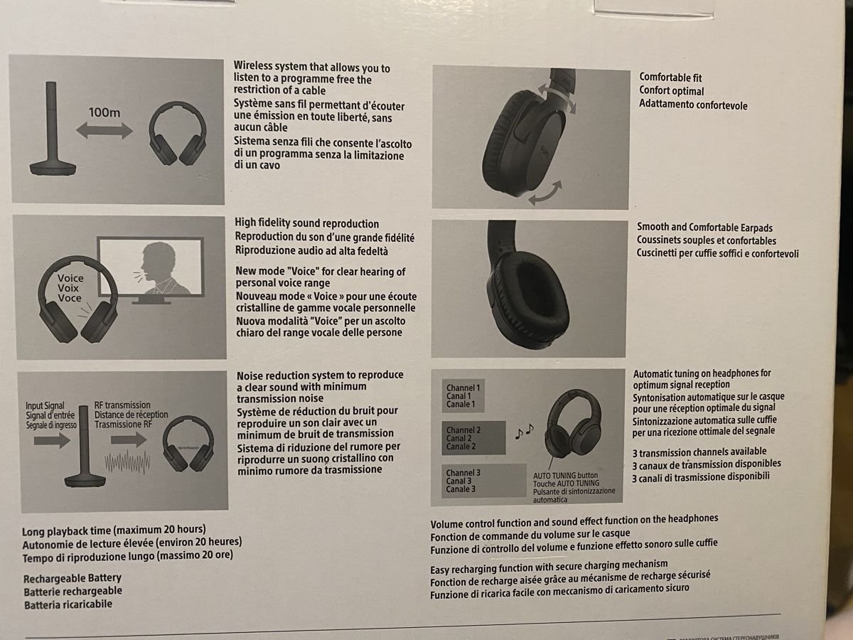 Sony Cuffie: Wireless Kopfhörer Sony MDR-RF895RK – Usato da Hombrechtikon venduto da Loollaan 4