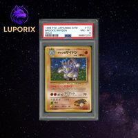 Pokemon PSA 8 Brock's Rhydon 112 GYM JP