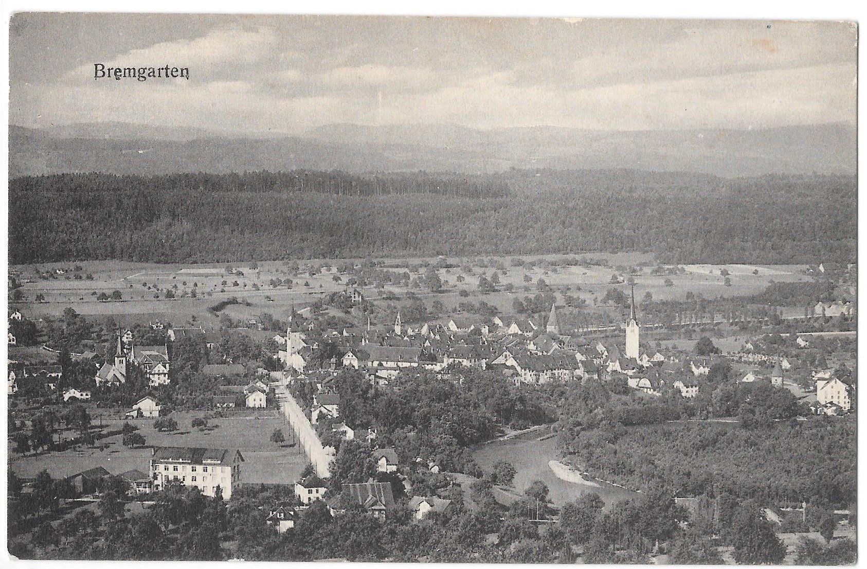 Cartoline postali: Bremgarten Gesamtansicht – Usato da Olten venduto da clotaldi