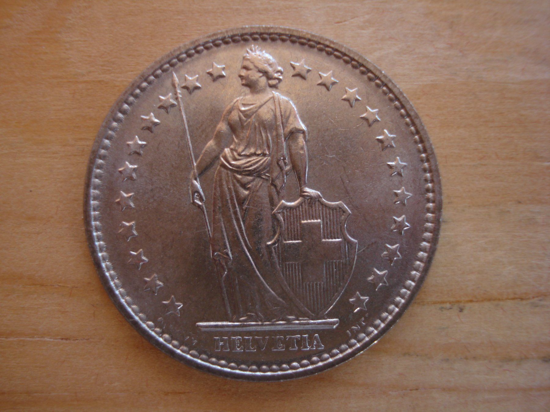 Alle Münzen: (C1) 2 Franken 1970 STGL – Gebraucht aus Erlach von Net-Coins 1