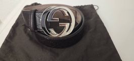 Komplett neu! Original Gucci Gürtel Leder braun