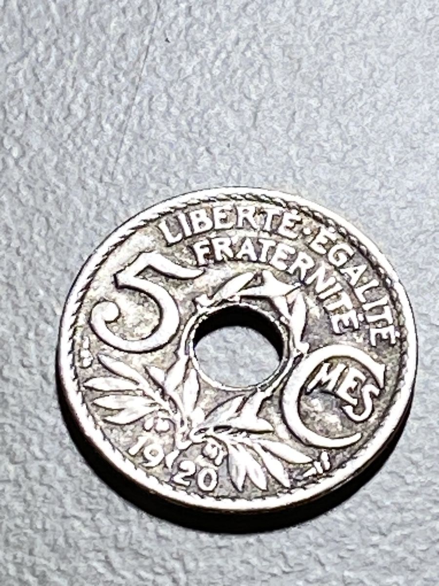 Tutti le monete: France - 5 centimes - 1920 - petit – Usato da Payerne venduto da Mike1682