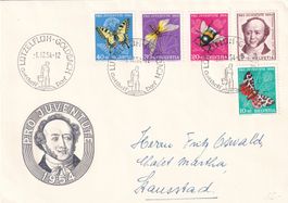Pro Juventute FDC  Satzbrief von 1954