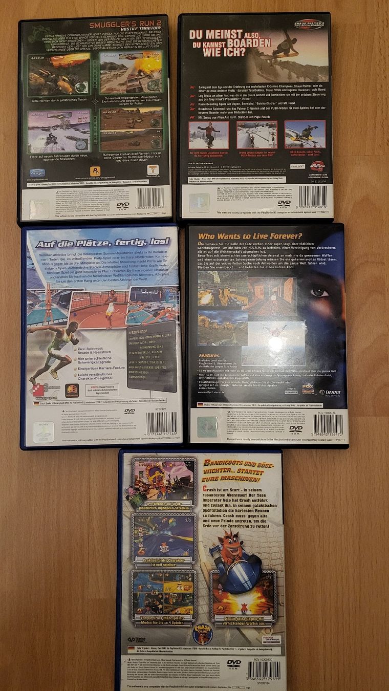 Giochi: Playstation 2 Spiele Sammlung 5x Kompl.Top – Usato da Biel/Bienne venduto da Retrohr 4