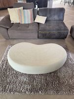 Table basse Haricot/Galet Béton Ciré - Piece Unique