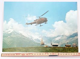 Swiss Air Force Alouette III Fotokarte