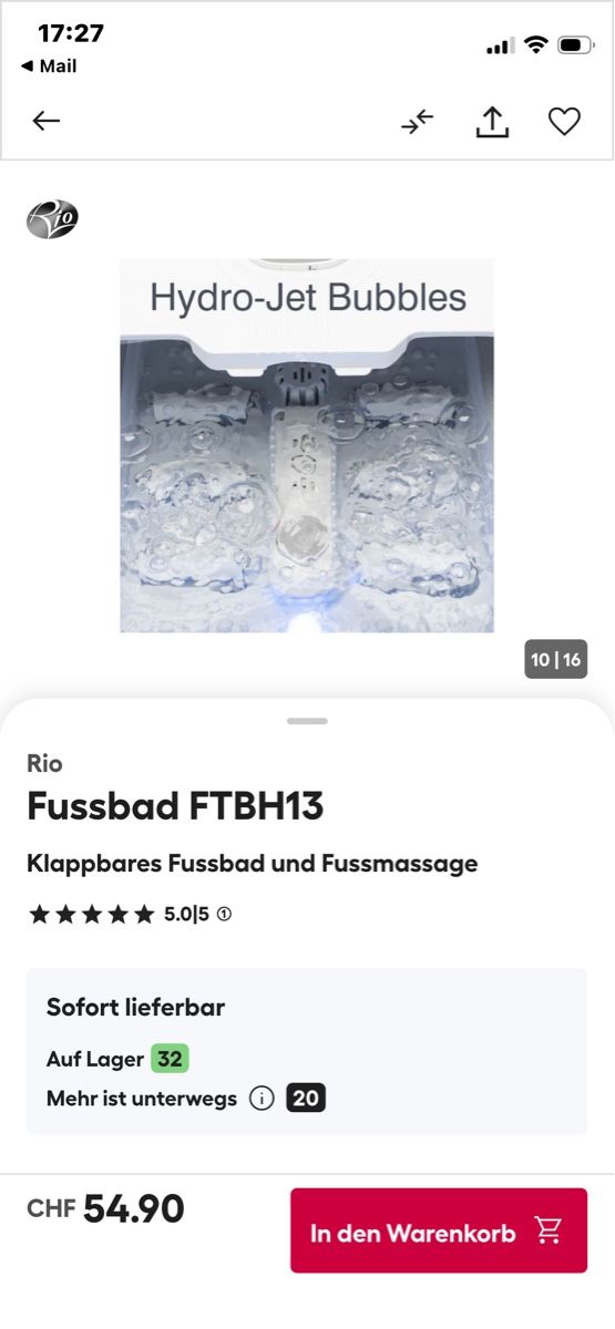 Pedicure: Fussbad – Usato da Egerkingen venduto da fabi051159 6