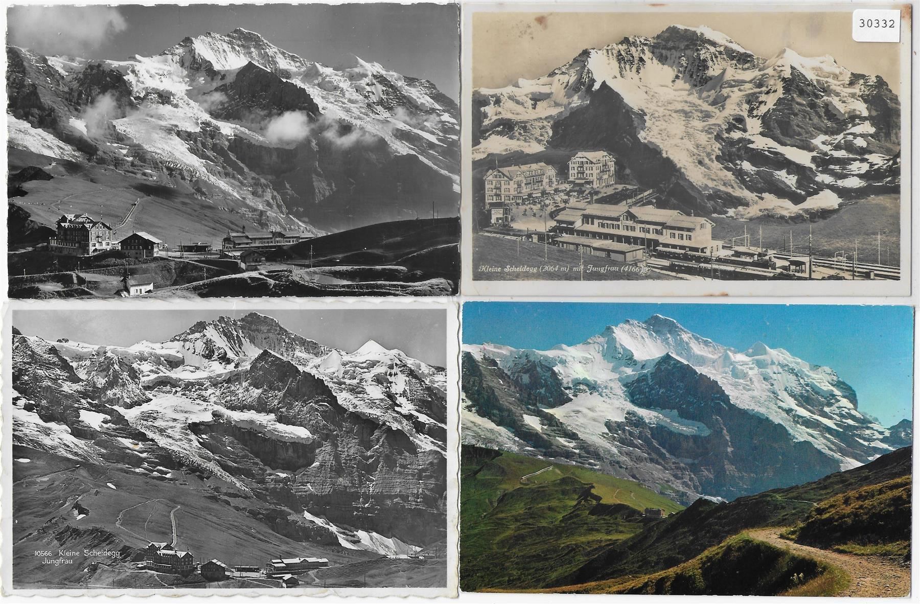 Cartes postales: 4 AK Kleine Scheidegg – D'occasion à Ettingen par Kartenplanet