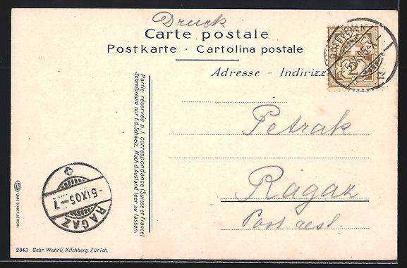 Cartes postales: Göschenen /Gotthardbahn, Panorama mit B – D'occasion à Berlin par bartko-reher 1
