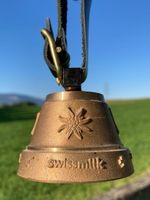 Glocke von Swissmilk  mit Schweizerkreuz / Kuh / Edelweiss