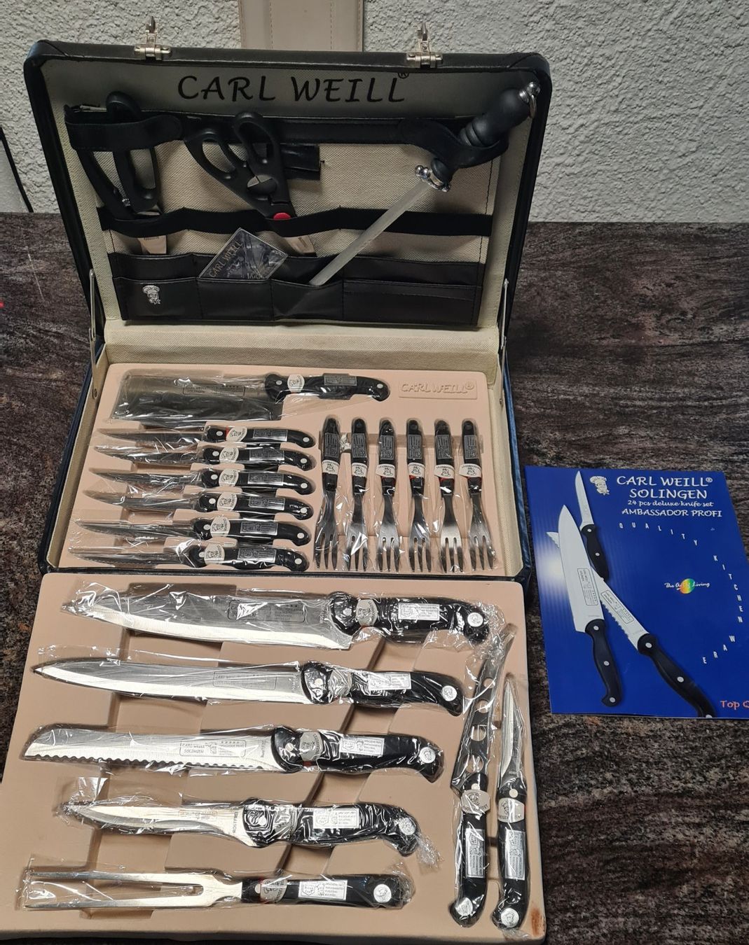 Coltelli: Messer-Set mit Koffer – Nuovo e nell'imballaggio originale da Au SG venduto da fiat27 2