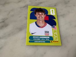 Panini FIFA WM 2026 Sticker Brendan Aaronson USA 17
