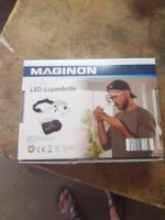 Led Lese brile mit Lüpe und Licht neu nür karton auf gemacht