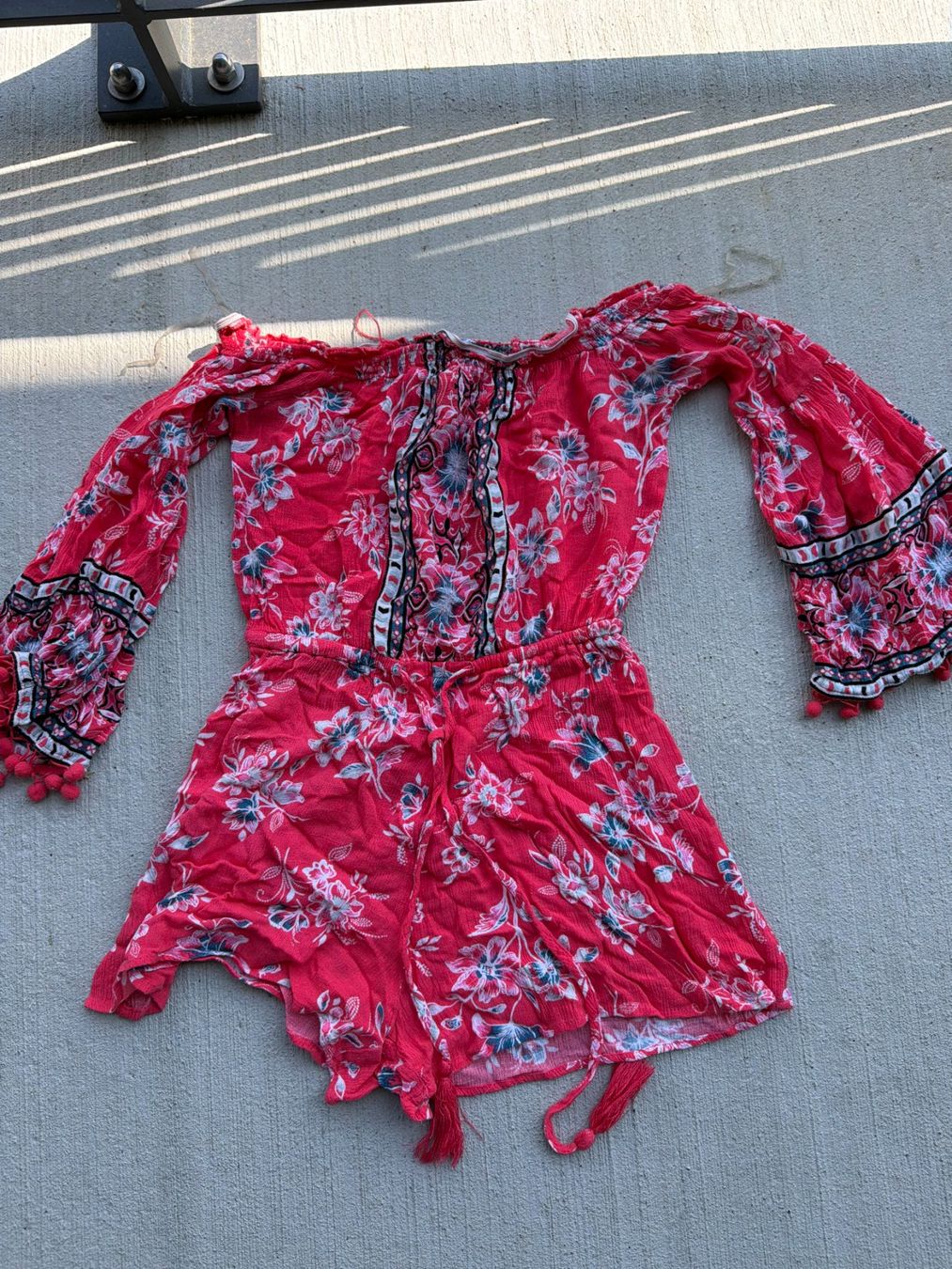 Top: Sommerlicher  mit Blumenmuster, Grösse XS – Usato da Riehen venduto da edu_92w7