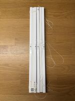 Plissee, weiss, neuwertig, B 545 x H 784 mm, komplett!
