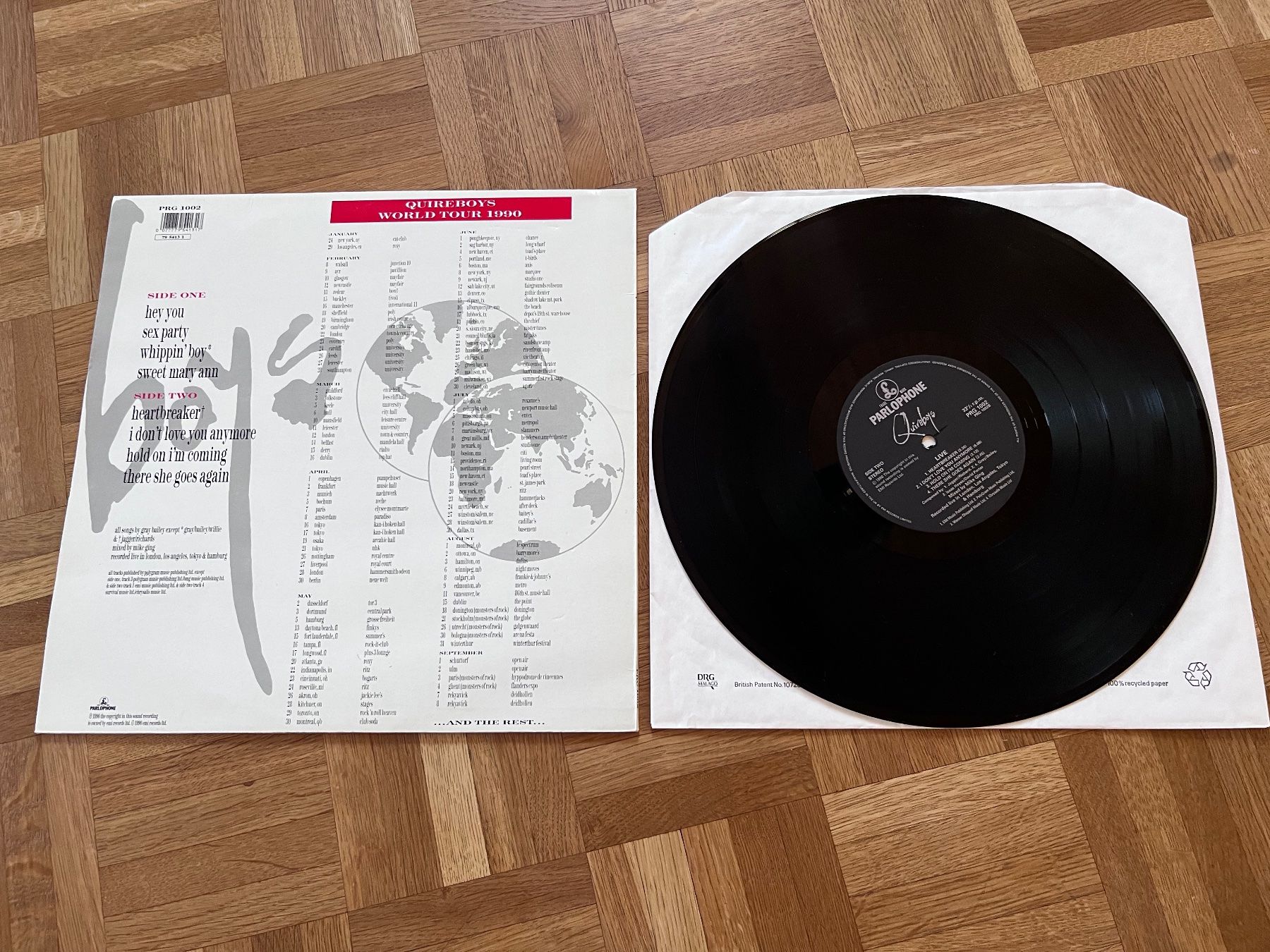 Vinyles: Quireboys - Live – D'occasion à Giebenach par Wurlitzer70 1