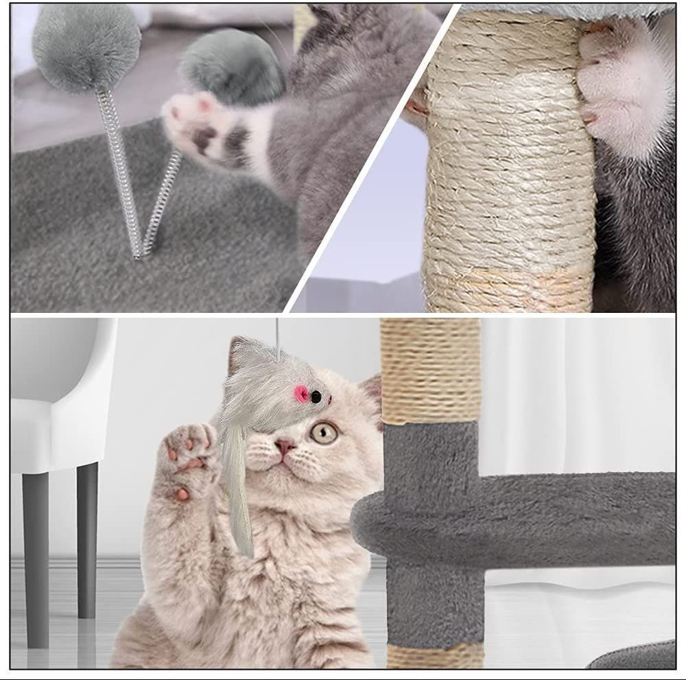Katzenbaum - Kratzbaum: Stabiler Kratzbaum Katzenbaum Kletterbaum mit Plattformen – Neu und originalverpackt aus Zürich von NovaDen 2