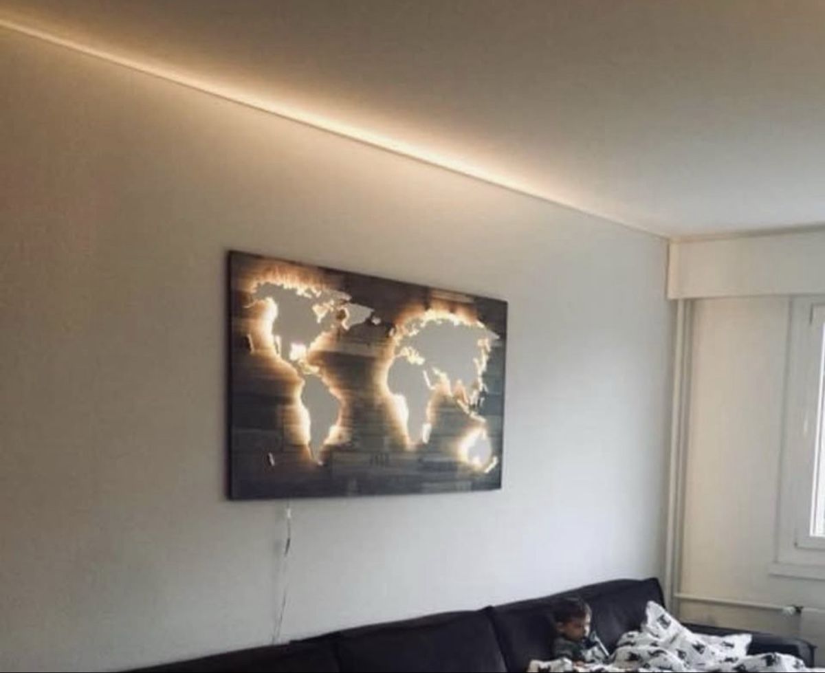 Foto & Immagini: Weltkarten Bild Holz – Nuovo (secondo la descrizione) da Lausen venduto da Alexandra83 2