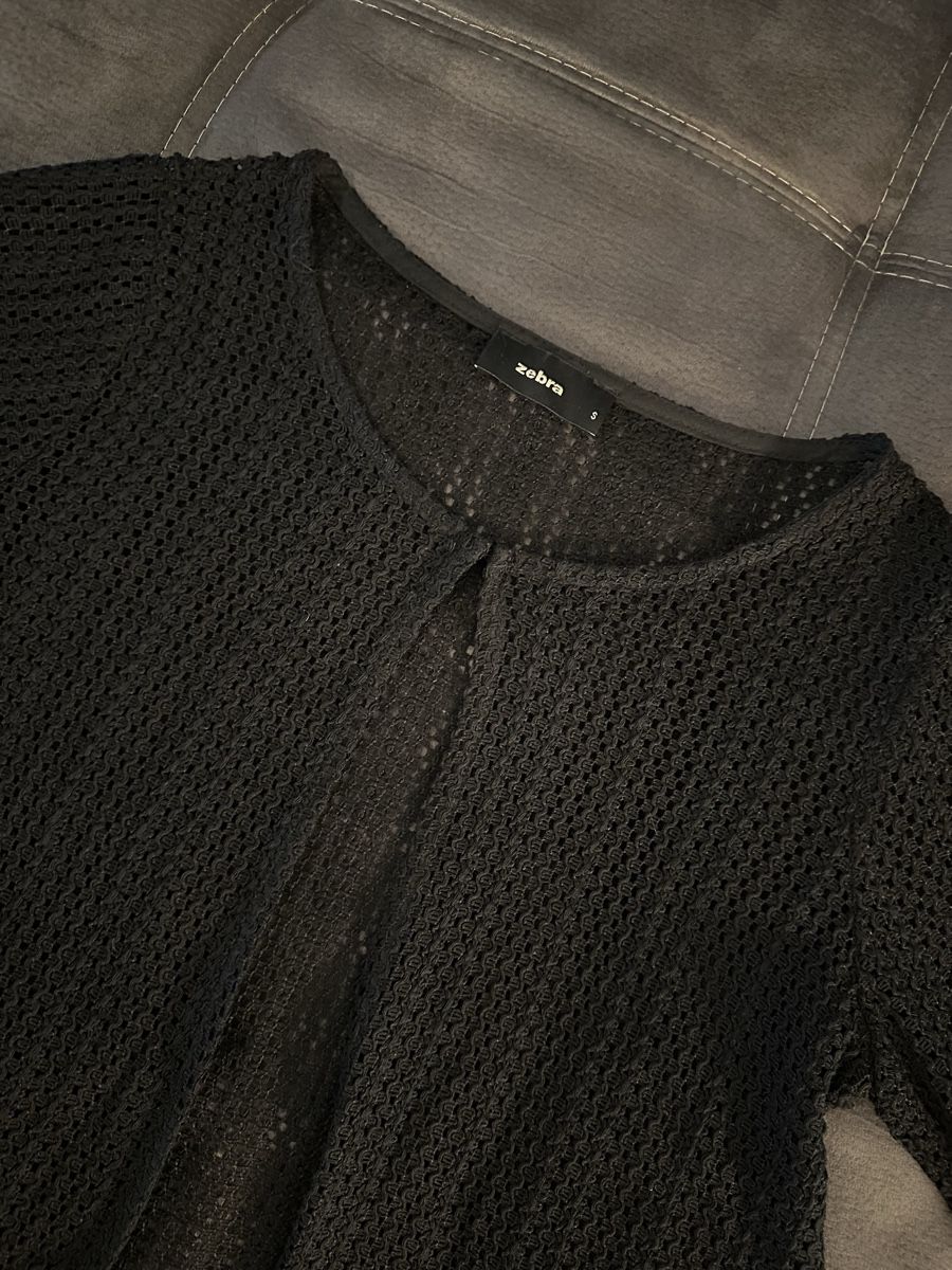 Giacche: Schwarze Spitzen-Strickjacke Gr. S – Usato da Siebnen venduto da luana_cataleya 1