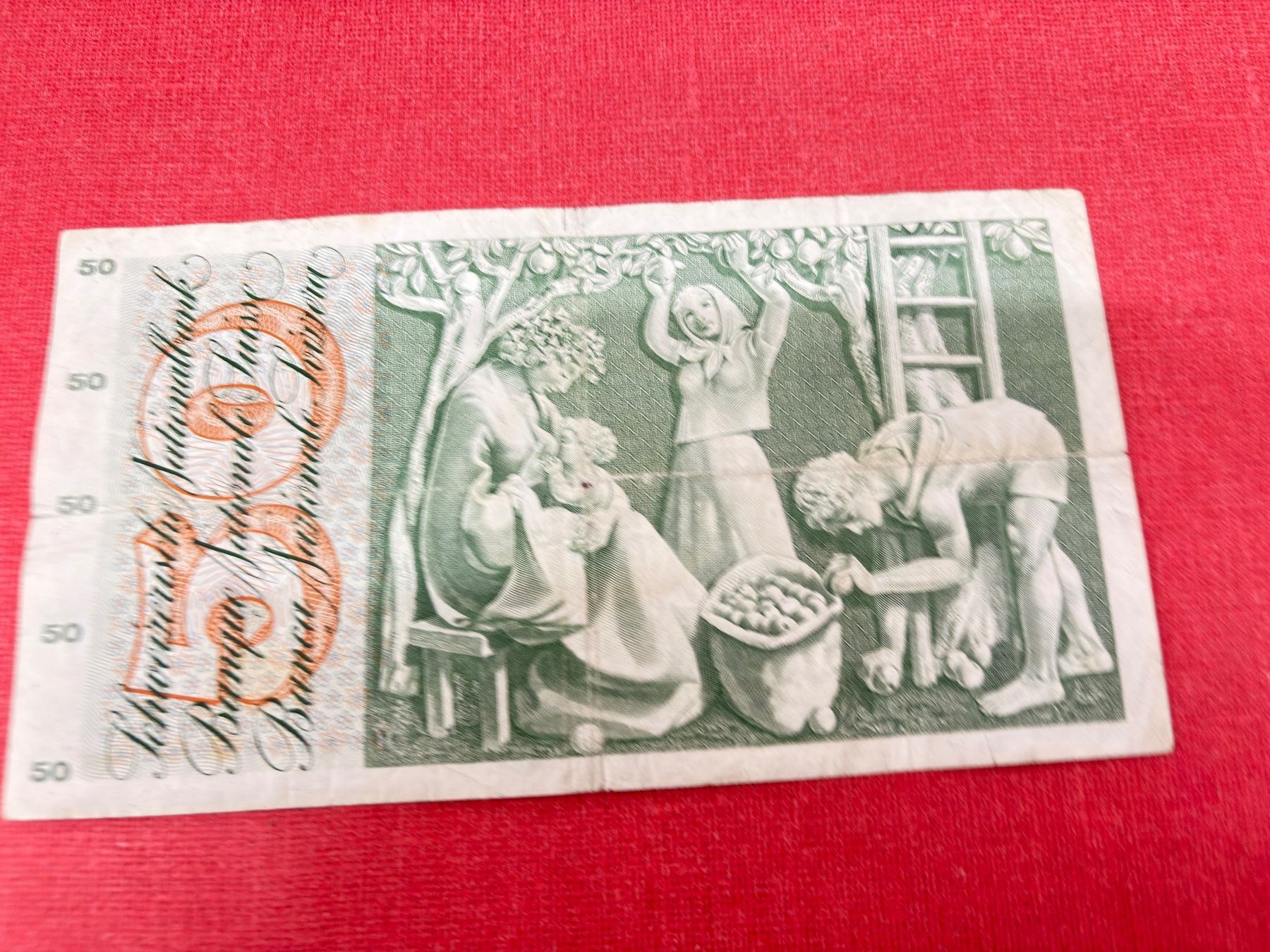 Banknoten: 50 Franken Banknote 1973 gebraucht – Gebraucht aus Ormalingen von digital09 1
